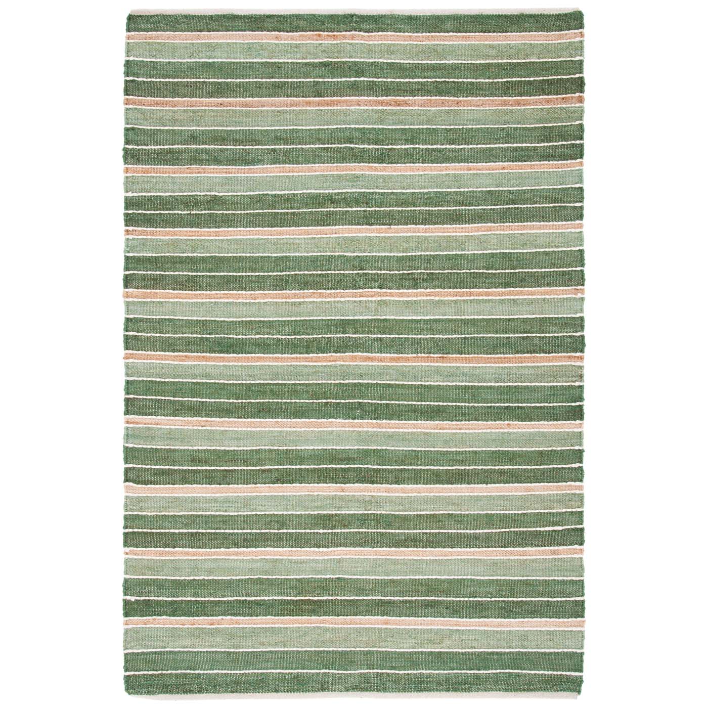 Safavieh Striped Kilim 312 Rug, STK312 - Green / Natural