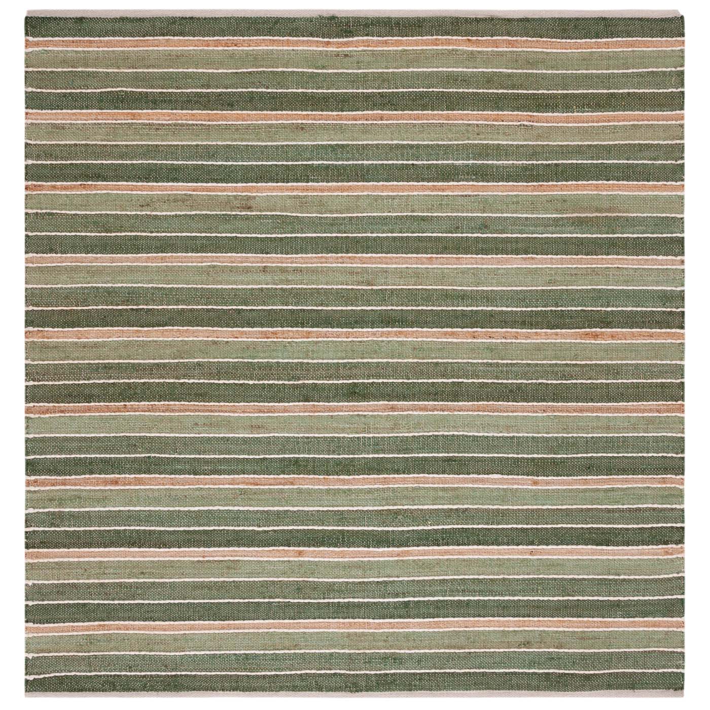 Safavieh Striped Kilim 312 Rug, STK312 - Green / Natural