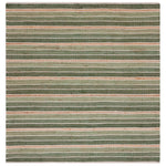 Safavieh Striped Kilim 312 Rug, STK312 - Green / Natural