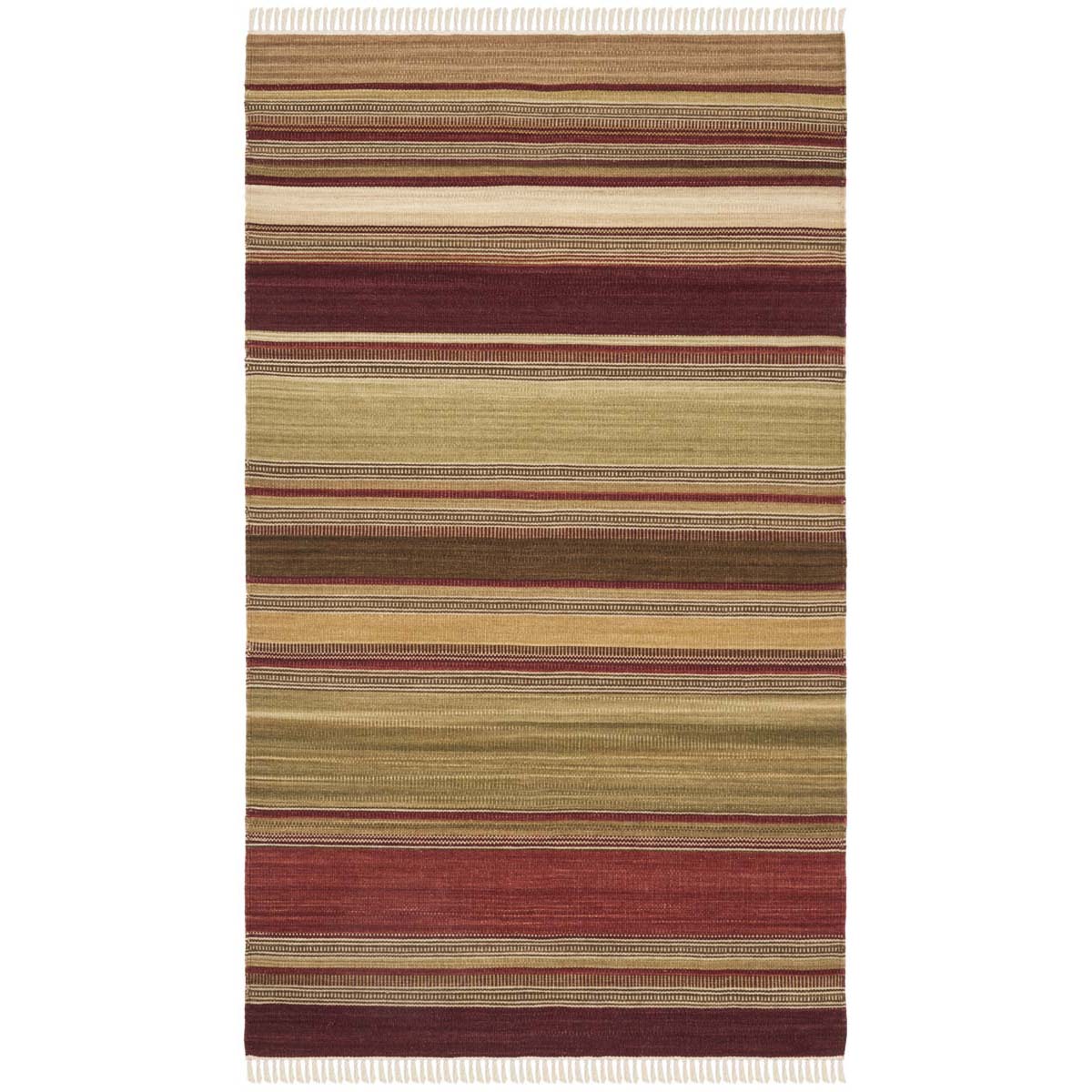 Safavieh Striped Kilim 313 Rug, STK313 - Red