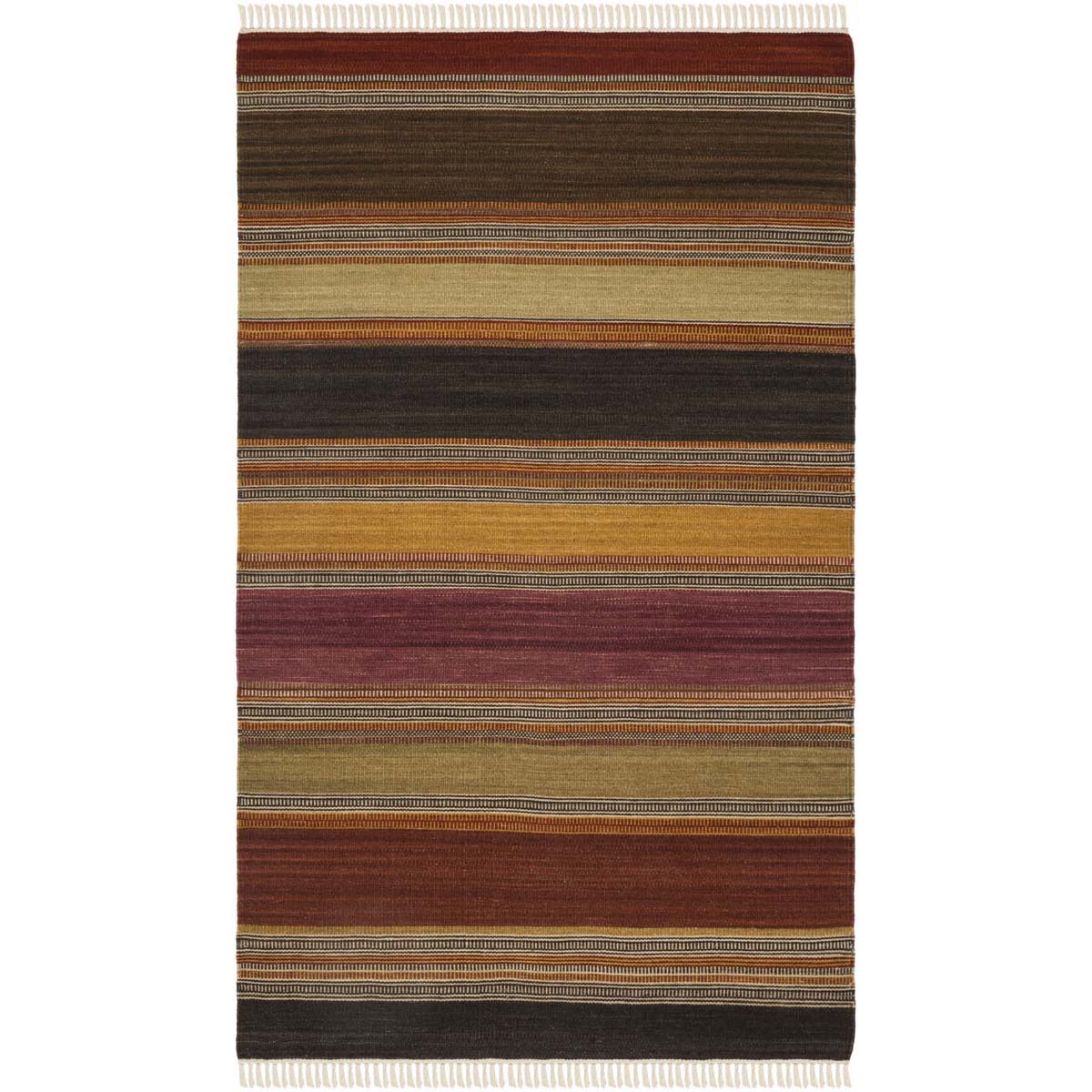 Safavieh Striped Kilim 315 Rug, STK315 - Gold