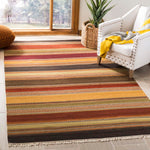 Safavieh Striped Kilim 315 Rug, STK315 - Gold