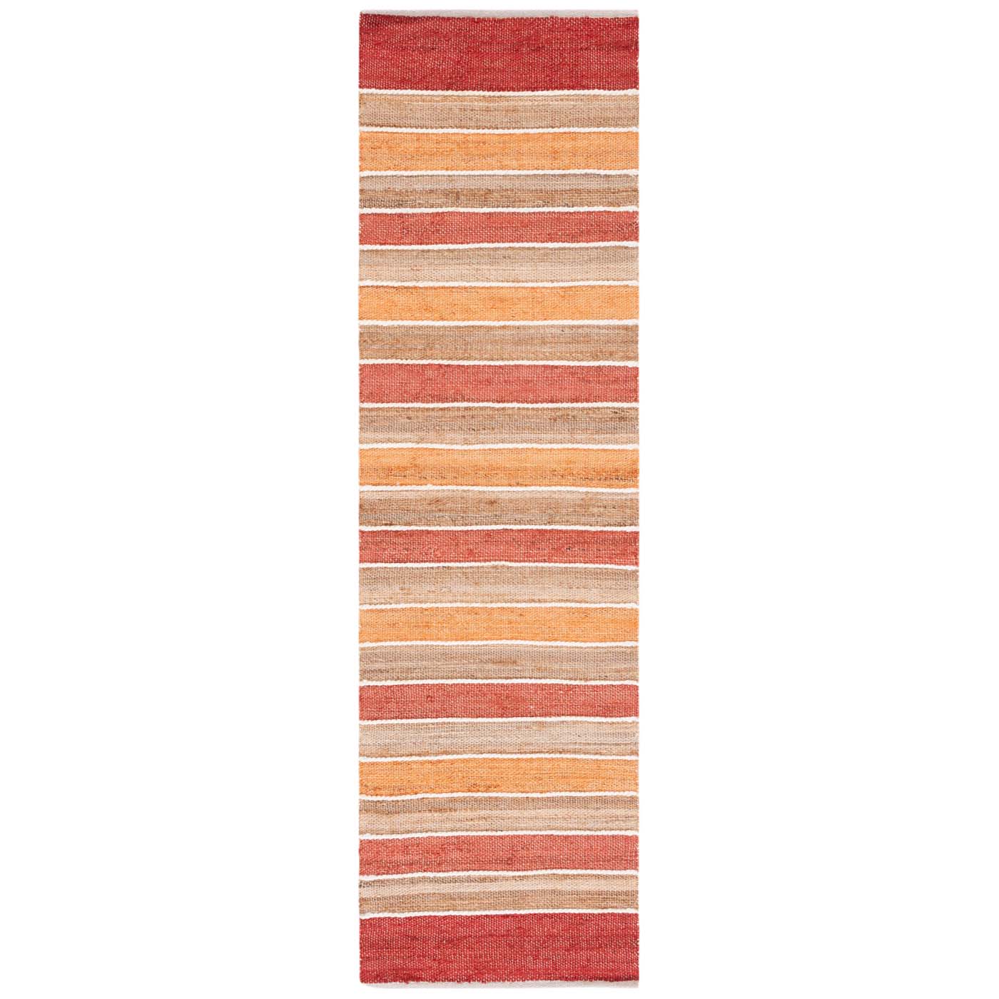 Safavieh Striped Kilim 316 Rug, STK316 - Rust / Red