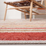 Safavieh Striped Kilim 316 Rug, STK316 - Rust / Red