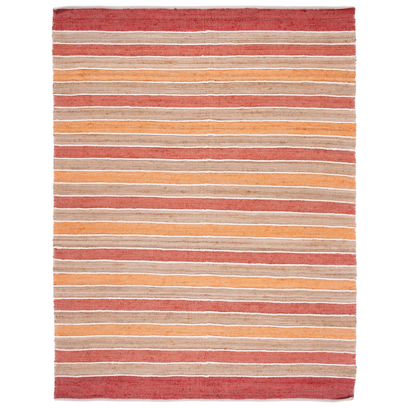 Safavieh Striped Kilim 316 Rug, STK316 - Rust / Red