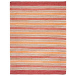 Safavieh Striped Kilim 316 Rug, STK316 - Rust / Red