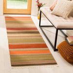 Safavieh Striped Kilim 317 Rug, STK317 - Green