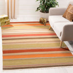 Safavieh Striped Kilim 317 Rug, STK317 - Green