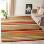 Safavieh Striped Kilim 317 Rug, STK317 - Green