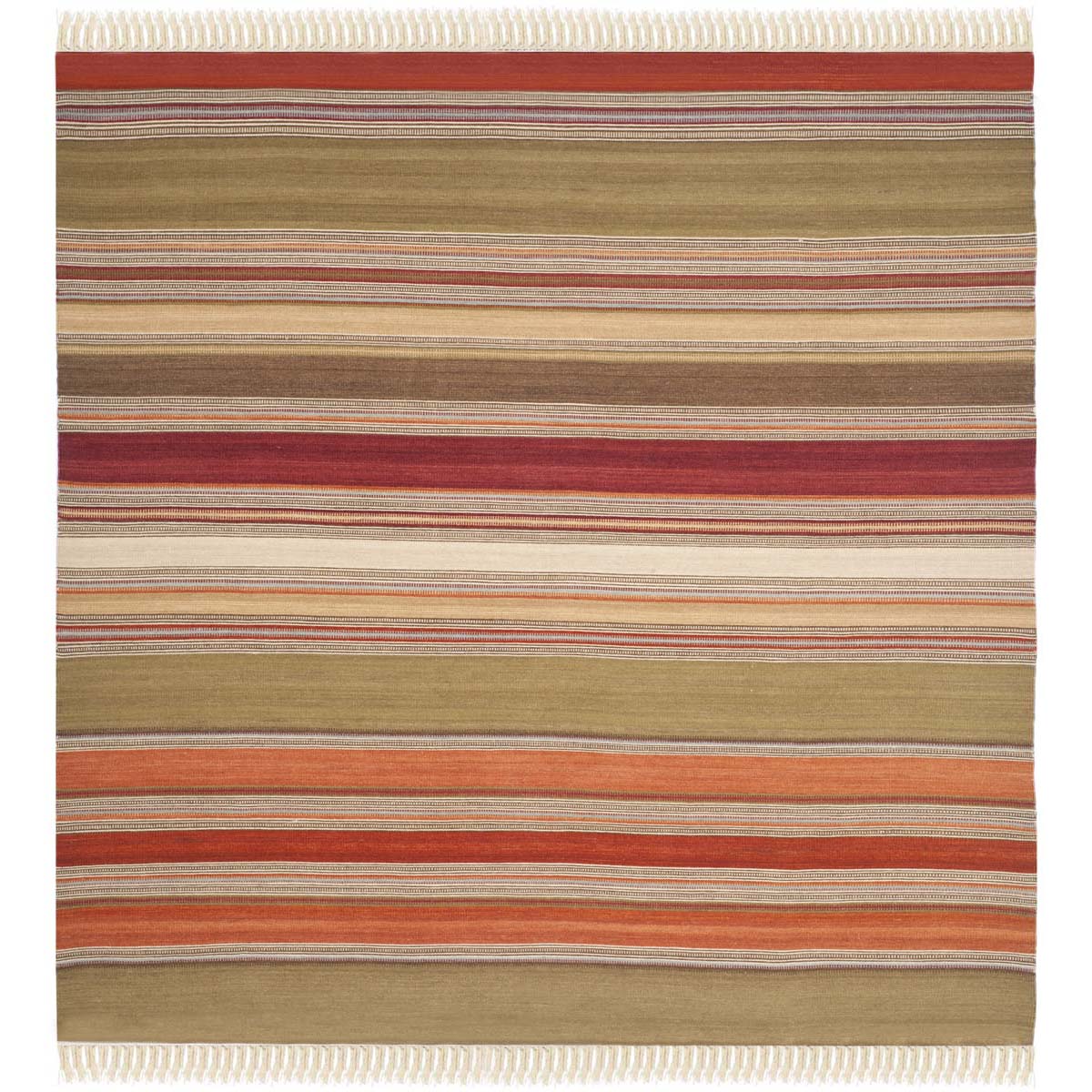 Safavieh Striped Kilim 317 Rug, STK317 - Green