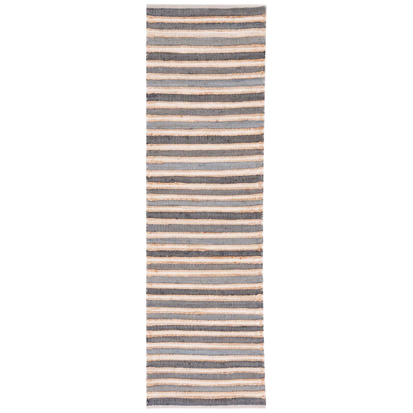 Safavieh Striped Kilim 318 Rug, STK318 - Charcoal / Ivory