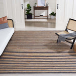 Safavieh Striped Kilim 318 Rug, STK318 - Charcoal / Ivory