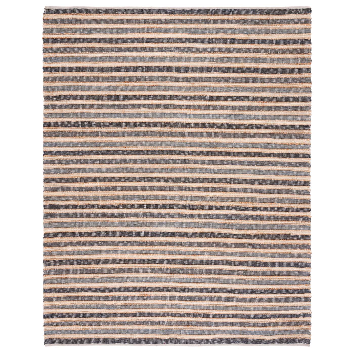 Safavieh Striped Kilim 318 Rug, STK318 - Charcoal / Ivory