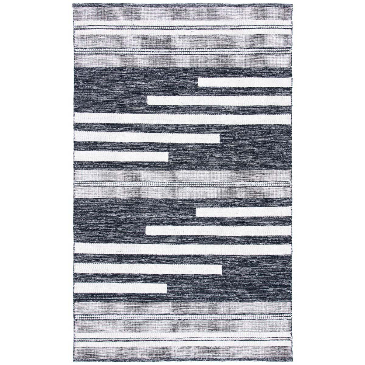 Safavieh Striped Kilim 506 Rug, STK506 - Ivory / Black