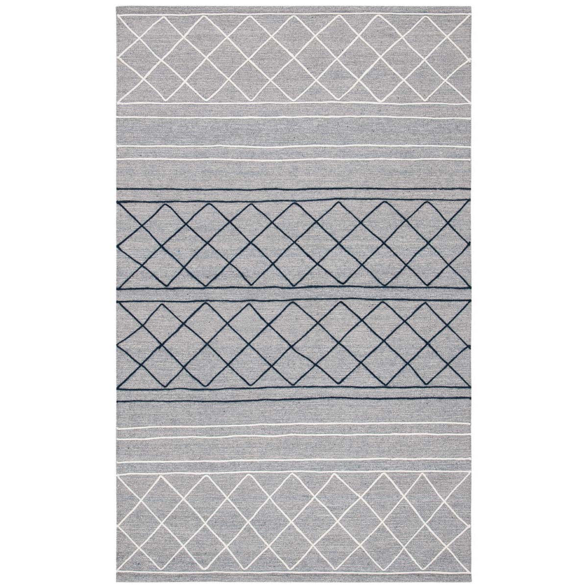 Safavieh Striped Kilim 507 Rug, STK507 - Silver / Grey