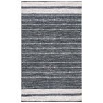 Safavieh Striped Kilim 509 Rug, STK509 - Black / Ivory