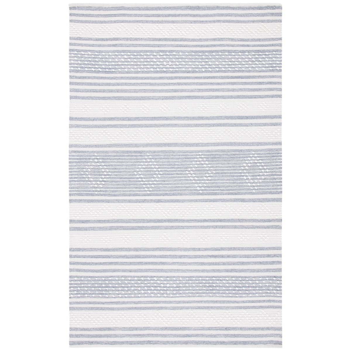 Safavieh Striped Kilim 511 Rug, STK511 - Silver / Ivory