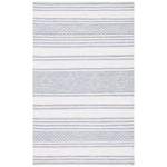 Safavieh Striped Kilim 511 Rug, STK511 - Silver / Ivory