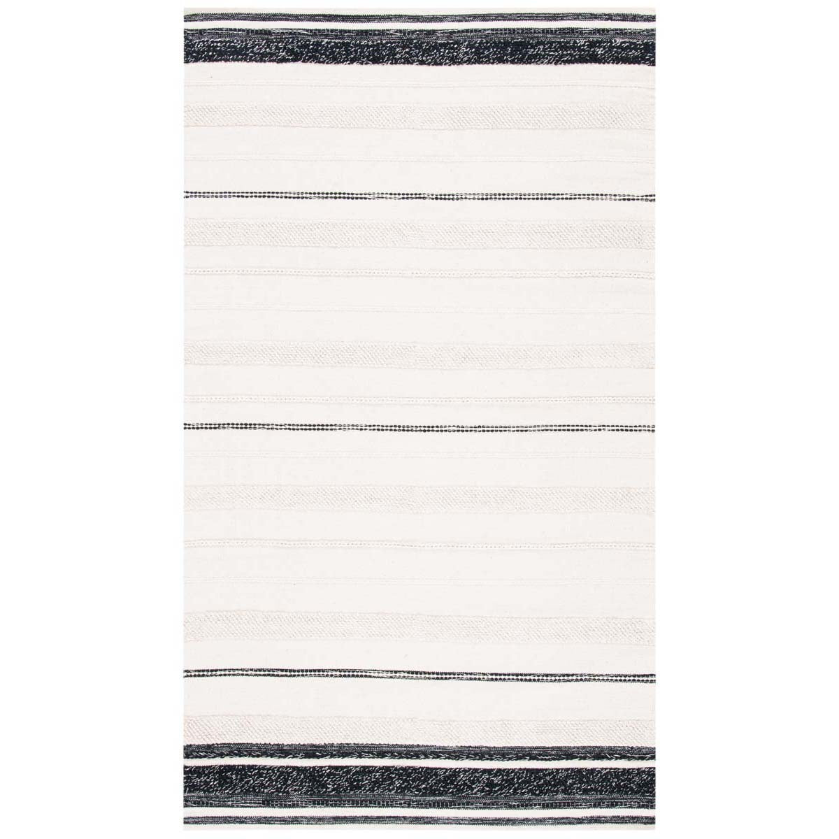 Safavieh Striped Kilim 512 Rug, STK512 - Ivory / Black