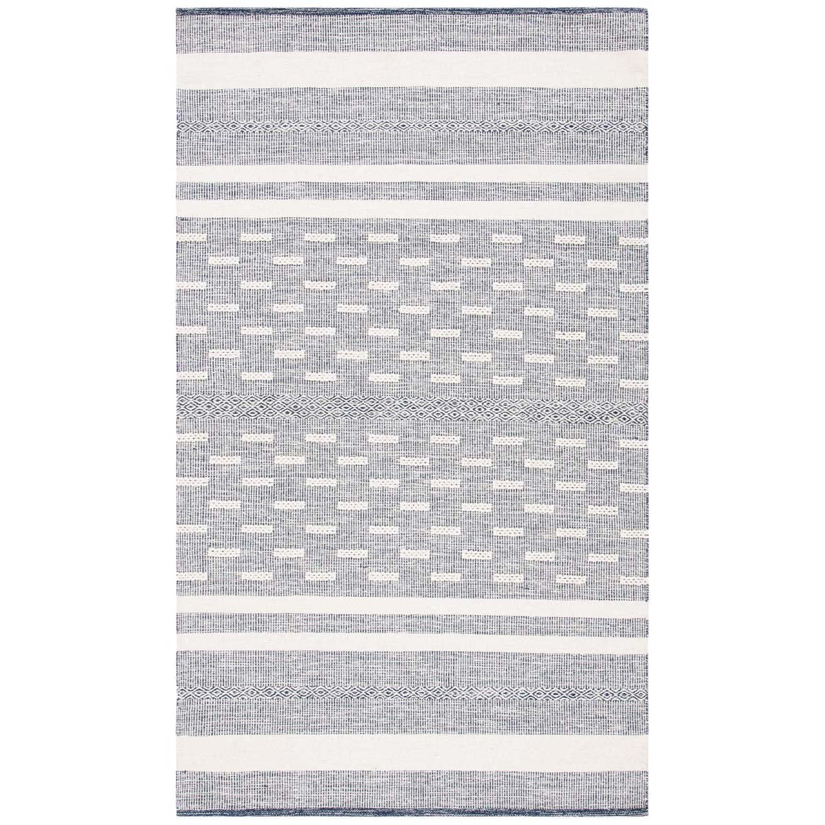 Safavieh Striped Kilim 515 Rug, STK515 - Navy / Ivory