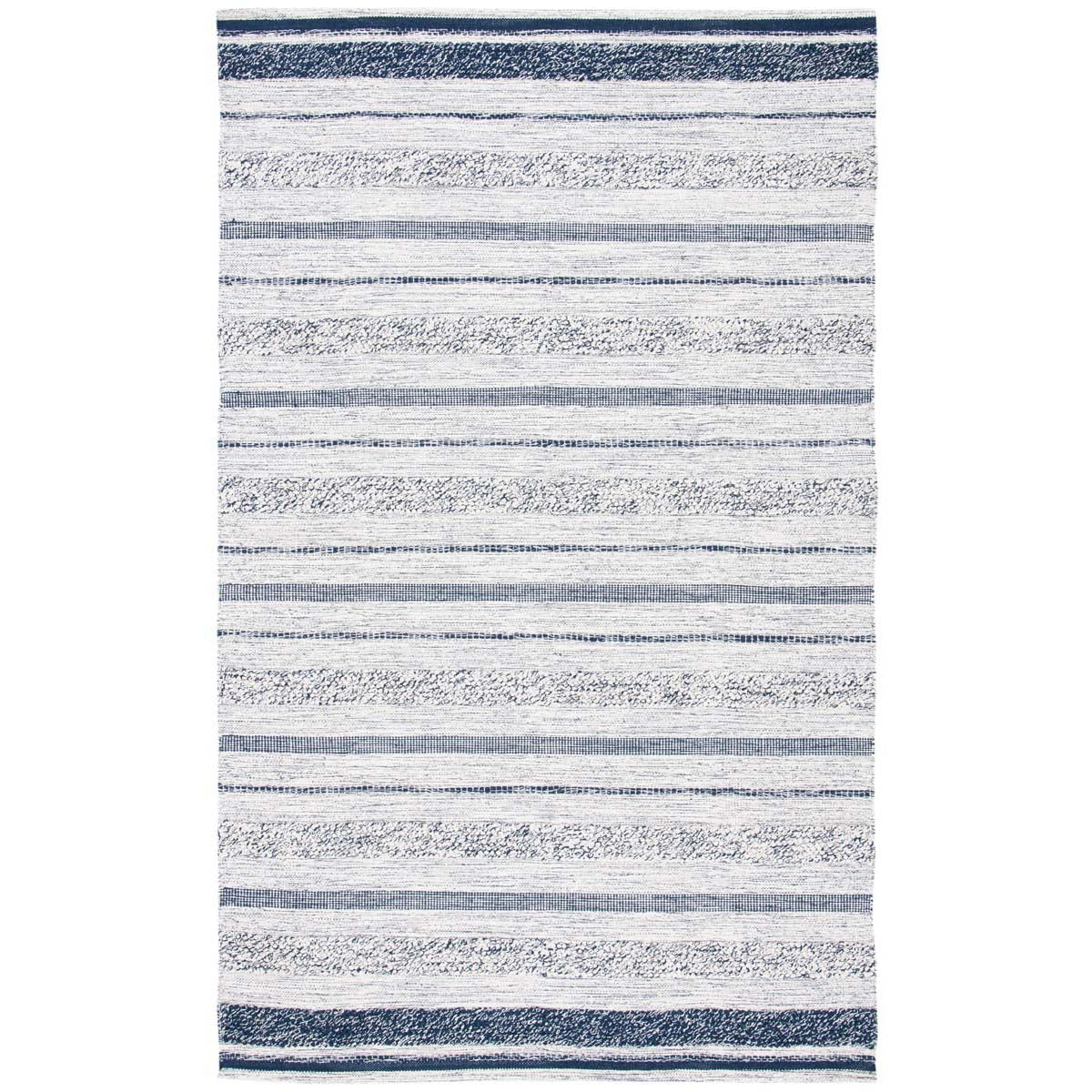 Safavieh Striped Kilim 517 Rug, STK517 - Ivory / Navy