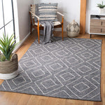 Safavieh Striped Kilim 520 Rug, STK520 - Dark Grey