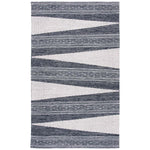 Safavieh Striped Kilim 521 Rug, STK521 - Black / Ivory