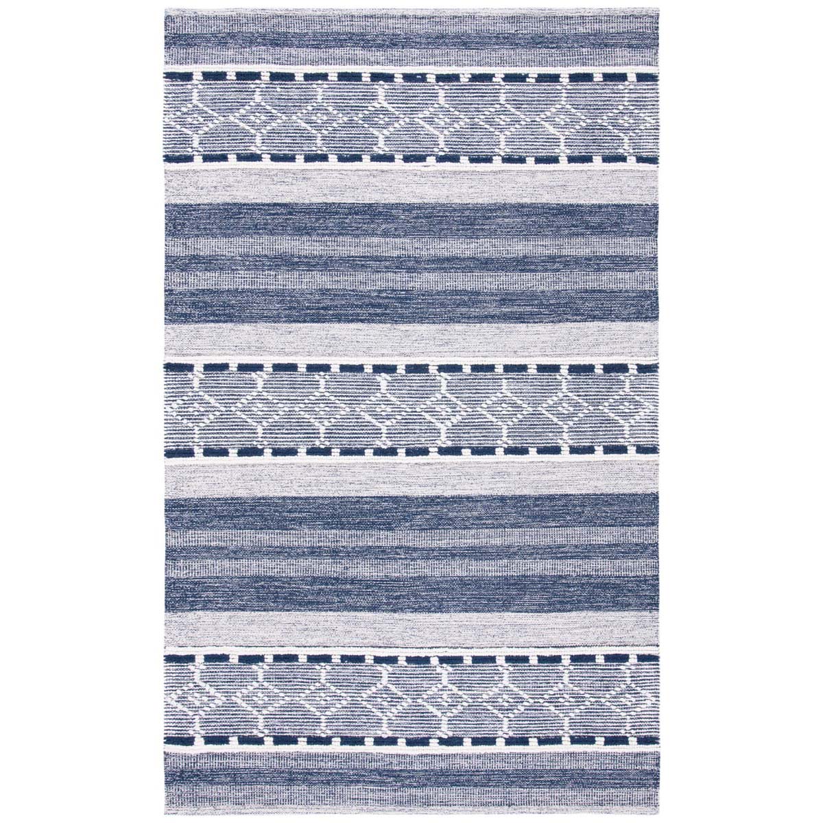 Safavieh Striped Kilim 522 Rug, STK522 - Navy / Ivory