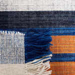 Safavieh Striped Kilim 702 Rug, STK702 - Orange / Blue