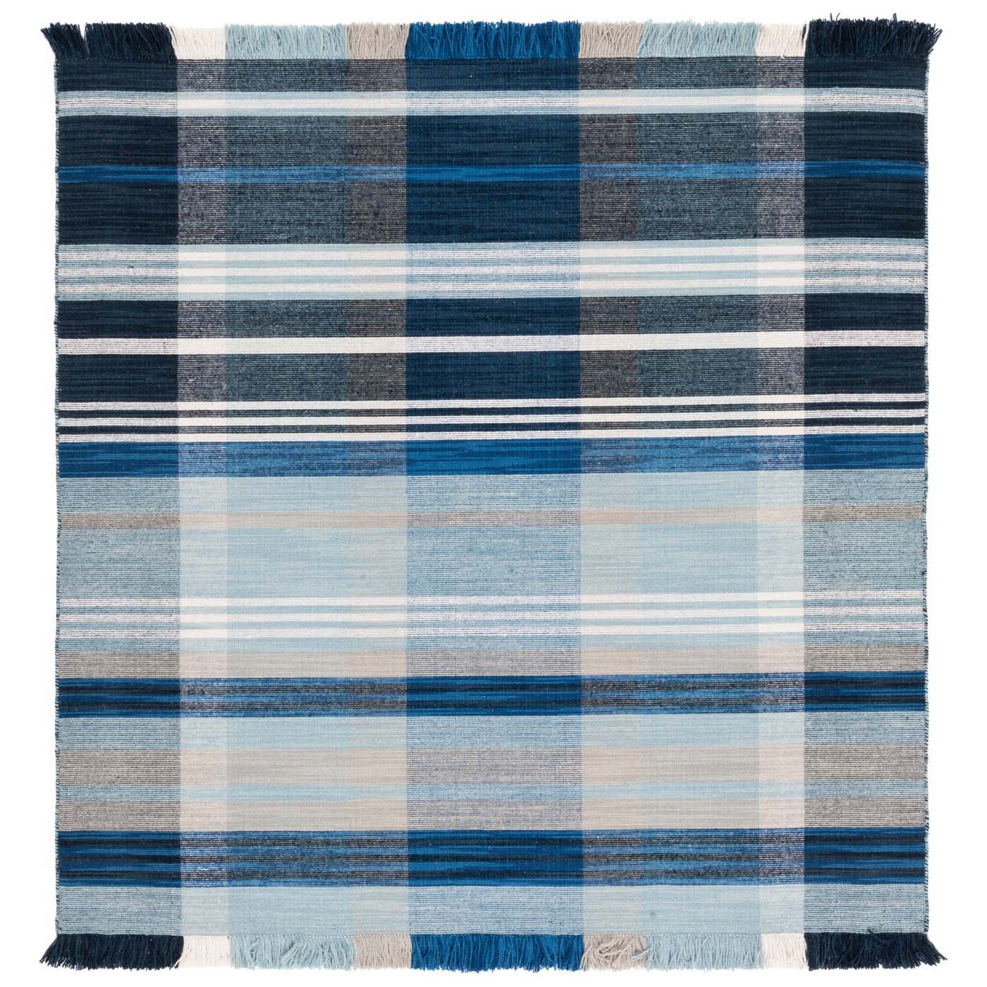 Safavieh Striped Kilim 703 Rug, STK703 - Navy / Charcoal