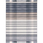 Safavieh Striped Kilim 704 Rug, STK704 - Light Grey / Black