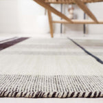 Safavieh Striped Kilim 705 Rug, STK705 - Ivory / Grey