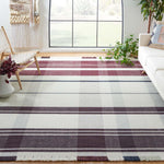 Safavieh Striped Kilim 705 Rug, STK705 - Ivory / Grey