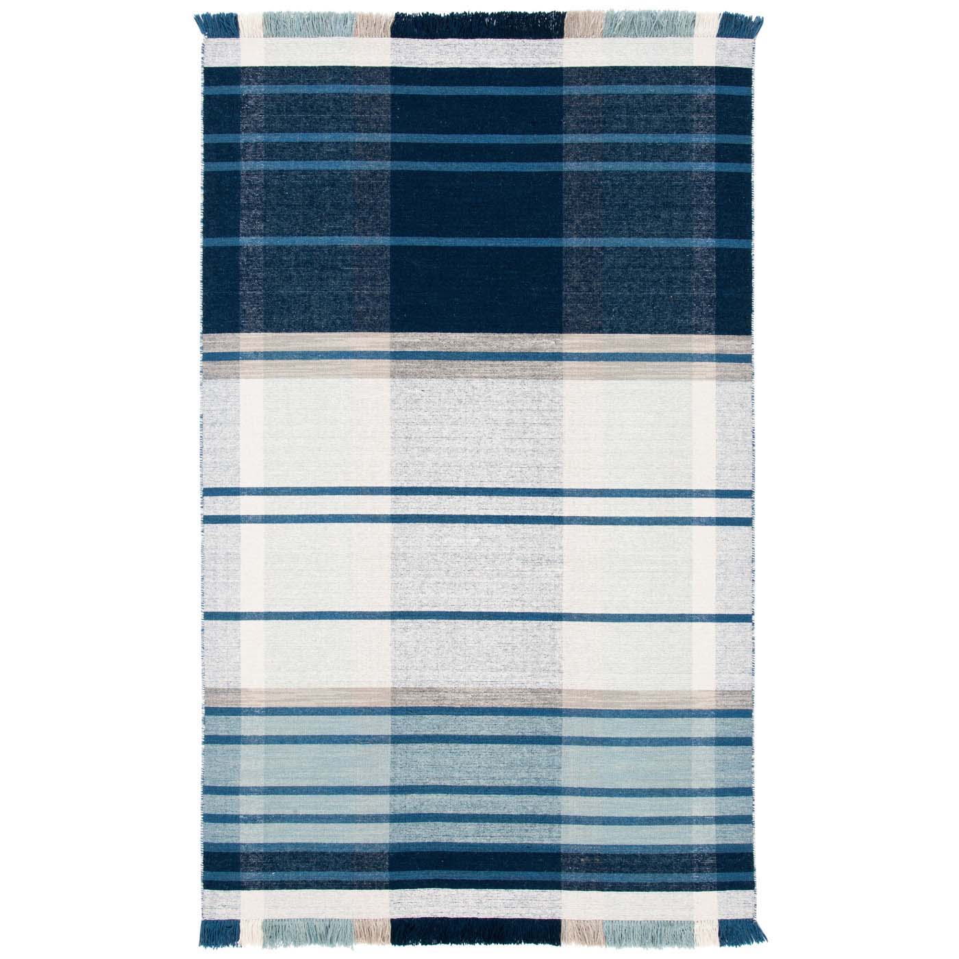 Safavieh Striped Kilim 707 Rug, STK707 - Blue / Beige