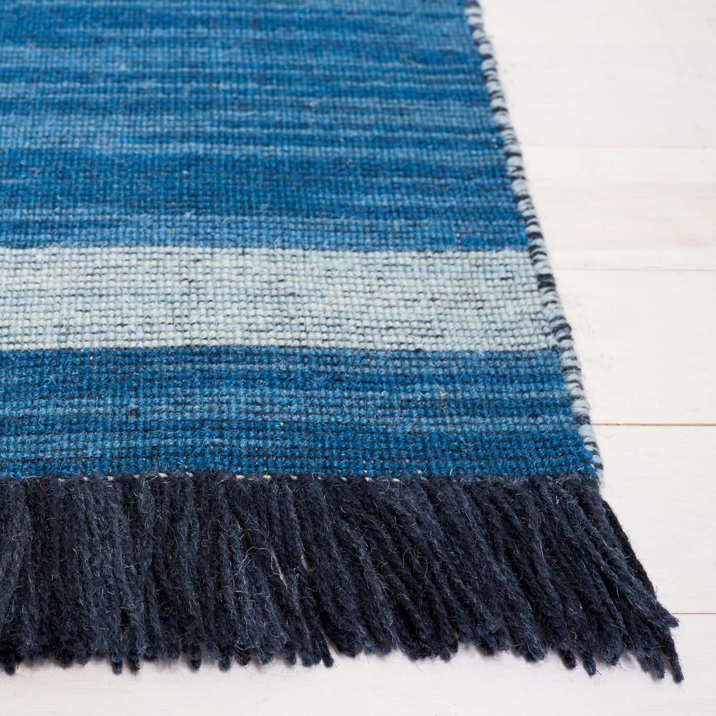 Safavieh Striped Kilim 708 Rug, STK708 - Orange / Blue