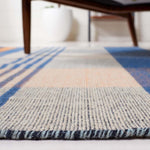 Safavieh Striped Kilim 708 Rug, STK708 - Orange / Blue