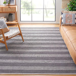 Safavieh Striped Kilim 802 Rug, STK802 - Ivory / Black