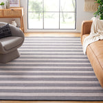 Safavieh Striped Kilim 803 Rug, STK803 - Ivory / Black