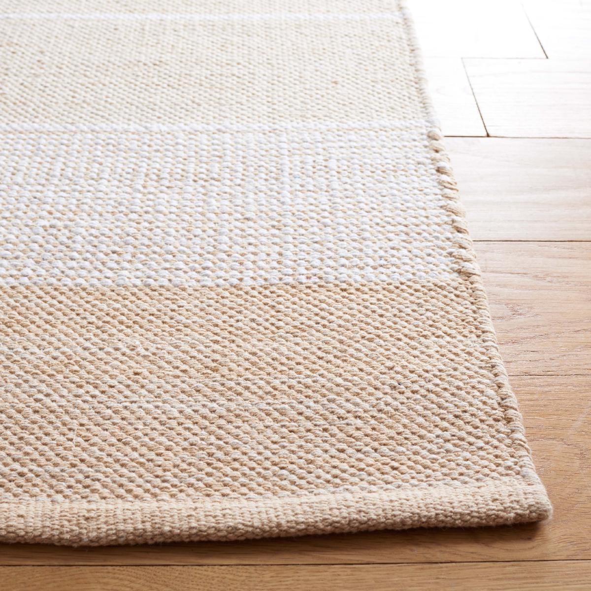 Safavieh Striped Kilim 804 Rug, STK804 - Ivory / Gold