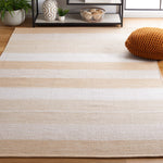 Safavieh Striped Kilim 804 Rug, STK804 - Ivory / Gold