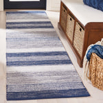 Safavieh Striped Kilim 804 Rug, STK804 - Grey / Blue