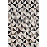 Safavieh Studio Leather 172 Rug, STL172 - Ivory / Black