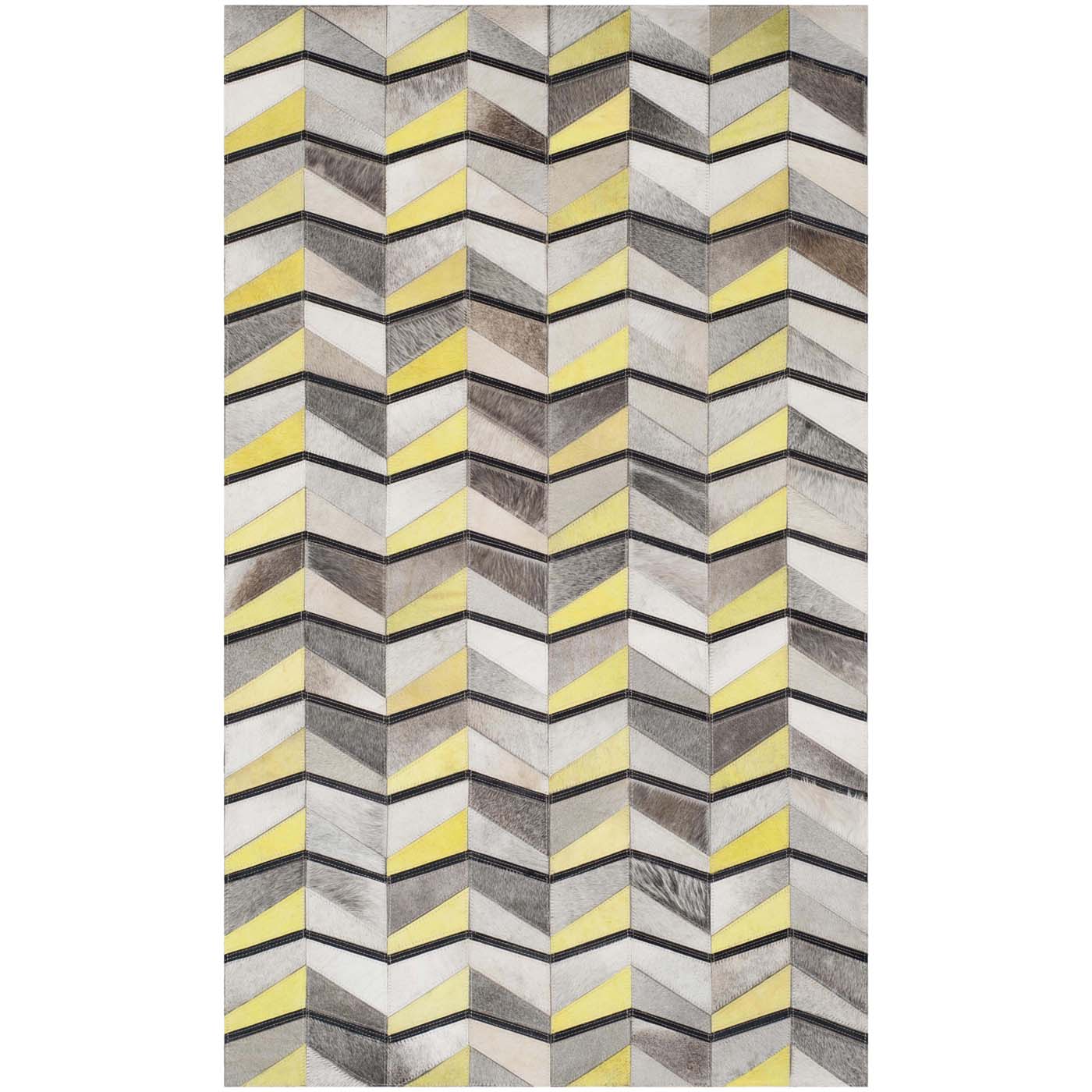 Safavieh Studio Leather 173 Rug, STL173 - Ivory / Yellow