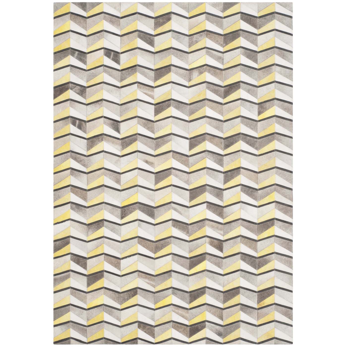 Safavieh Studio Leather 173 Rug, STL173 - Ivory / Yellow