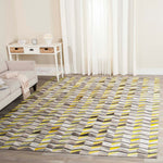 Safavieh Studio Leather 173 Rug, STL173 - Ivory / Yellow