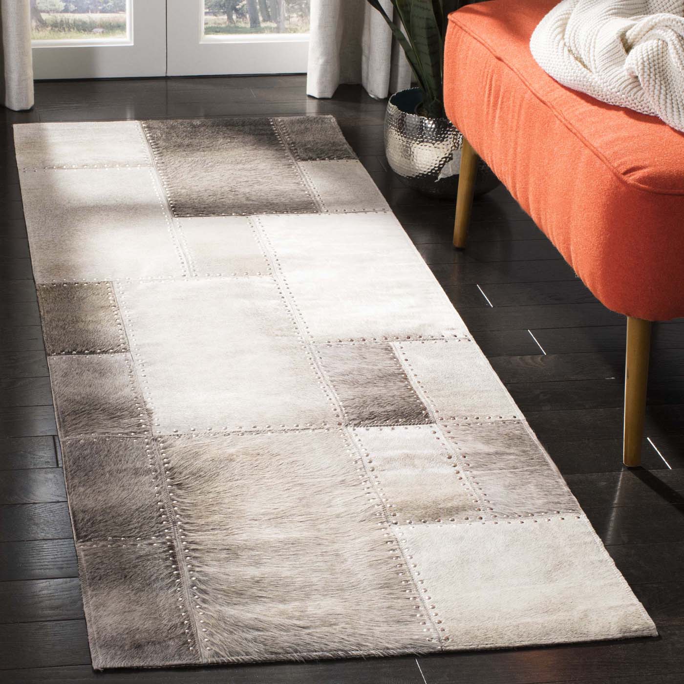 Safavieh Studio Leather 174 Rug, STL174 - Grey