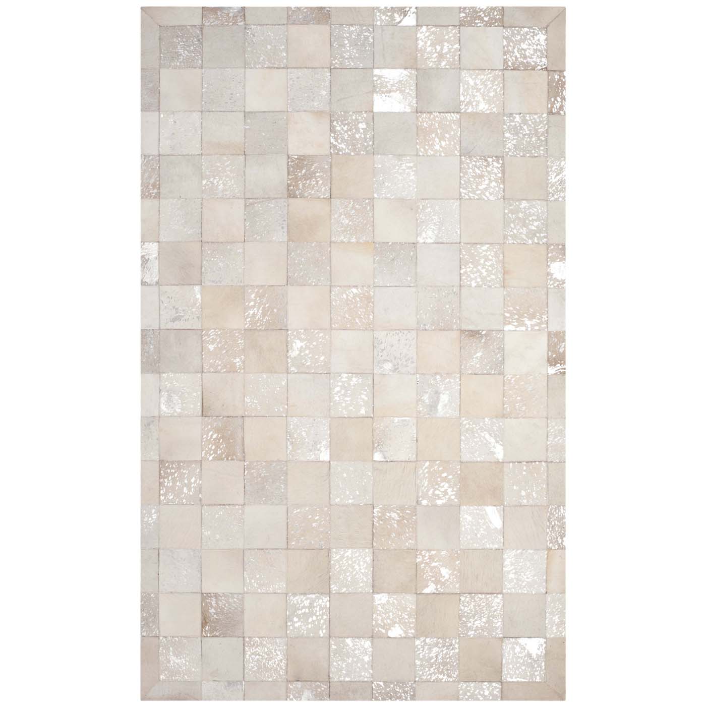 Safavieh Studio Leather 214 Rug, STL214 - Ivory / Silver