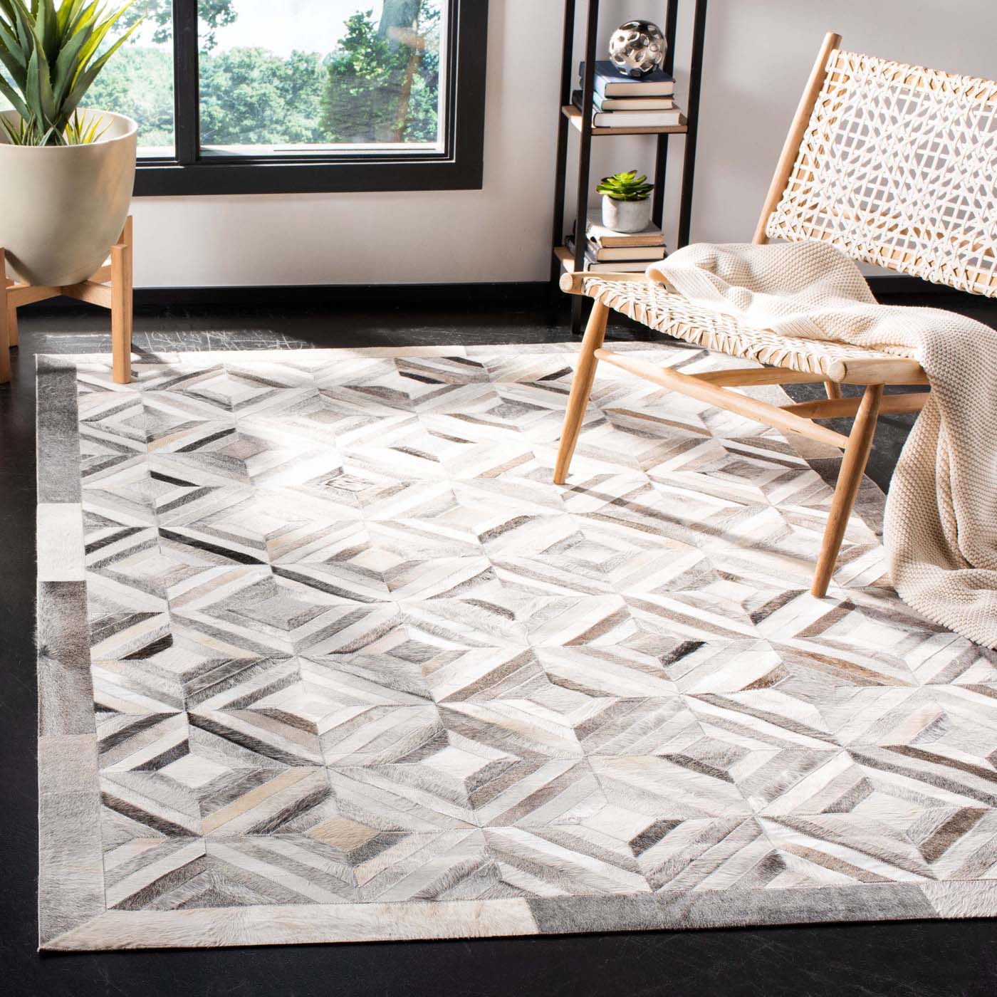 Safavieh Studio Leather 216 Rug, STL216 - Grey