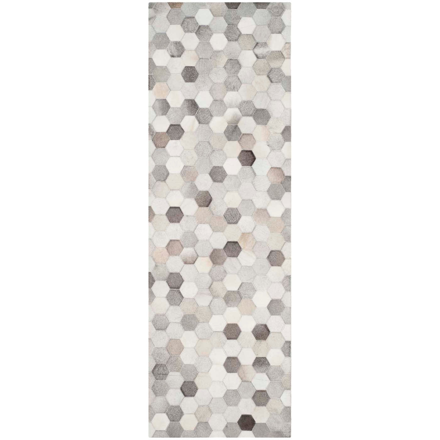 Safavieh Studio Leather 217 Rug, STL217 - Ivory / Grey