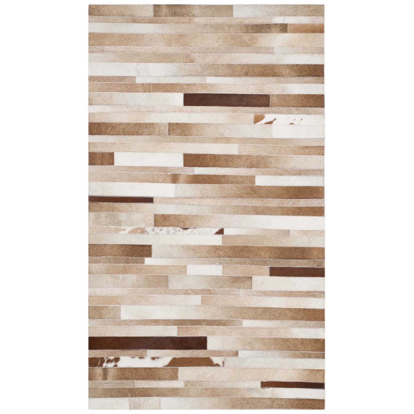 Safavieh Studio Leather 218 Rug, STL218 - Tan / Ivory